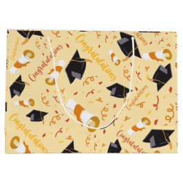 Abschlussglückwünsche Große Geschenktüte