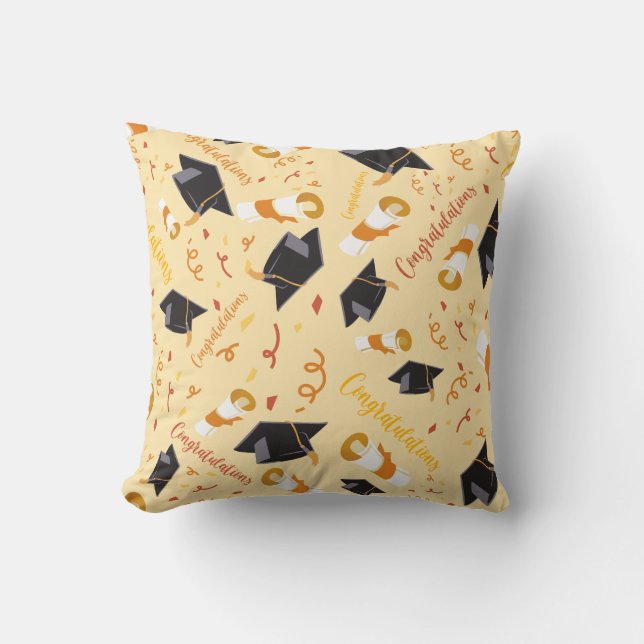 Abschlussglückwünsche Kissen (Vorderseite)