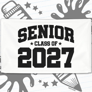 Abschlussjahr Schulstolz Abschlussklasse 2027 Banner