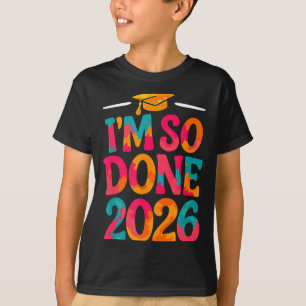 Abschlussjahrgang 2026 College High School Abitur T-Shirt