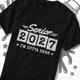 Abschlussjahrgang 2027 Abschlussklasse Senioren 20 T-Shirt