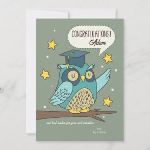 Abschlusskarte Gratulation Einladung