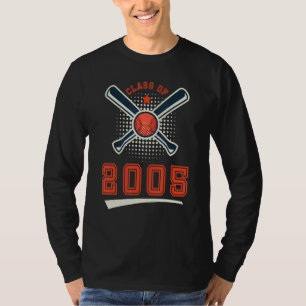 Abschlussklasse 2005 Schulabschluss Baseballspiele T-Shirt