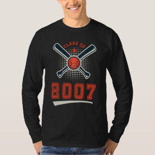 Abschlussklasse 2007 Schulabschluss Baseballspiele T-Shirt