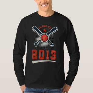 Abschlussklasse 2013 Schulabschluss Baseballspiele T-Shirt
