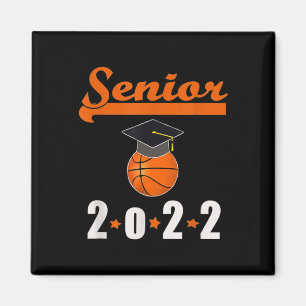 Abschlussklasse 2022 Abschluss Basketball Magnet