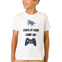 Abschlussklasse 2025 Game On | Studenten-T-Shirt