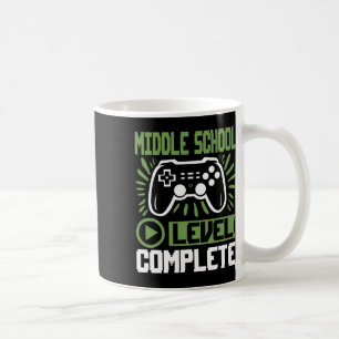 Abschlussklasse 2025 kompletter Gamer Mittelstufe Kaffeetasse