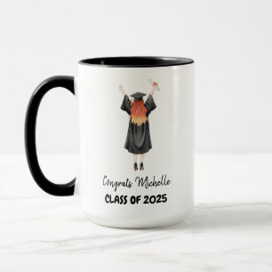 Abschlussklasse 2025 Personalisierte Abschlussfeie Tasse