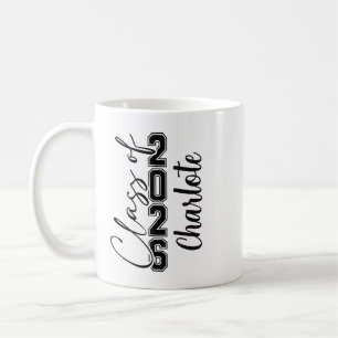 Abschlussklasse 2025 Persönliches Abschlussfoto Kaffeetasse