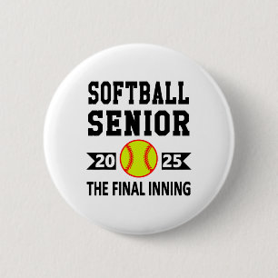 Abschlussklasse 2025 Softll Senior Night Abschluss Button