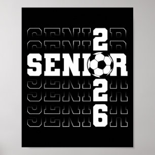 Abschlussklasse 2026 Abitur Cl Of 2026 Schule Fußb Poster