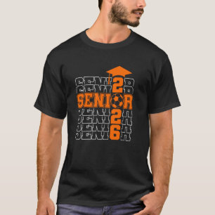 Abschlussklasse 2026 Abschluss 2026 Fußballspieler T-Shirt