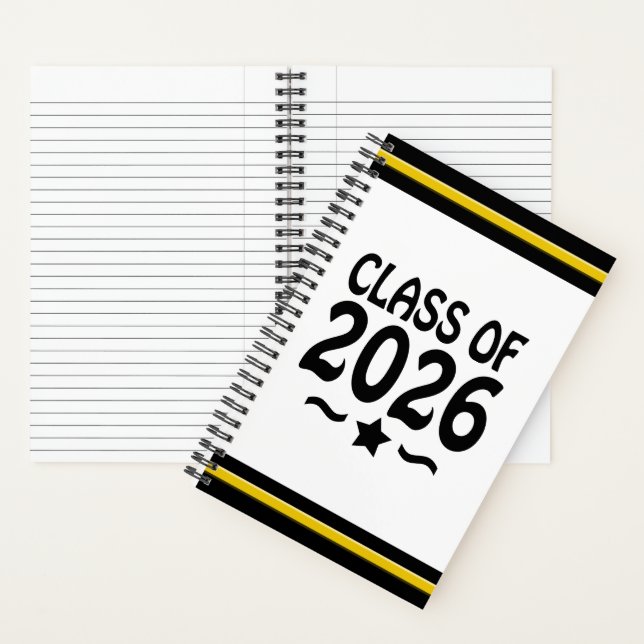 Abschlussklasse 2026 Abschlussfeier Notizbuch (Innen)