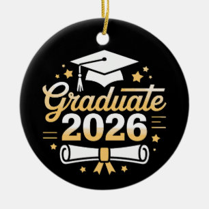 Abschlussklasse 2026 Absolvent Abitur 26 Stolze Fa Keramik Ornament
