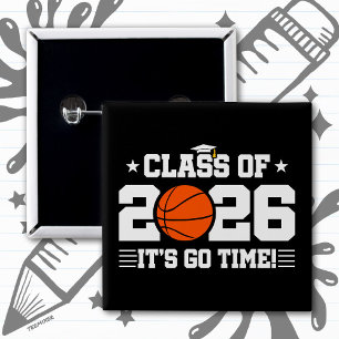 Abschlussklasse 2026 Basketball-Abschluss Es ist Z Button