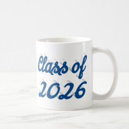 Abschlussklasse 2026 blaues Skript-Abschlussfeier Kaffeetasse