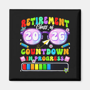Abschlussklasse 2026 Countdown im Gange Magnet