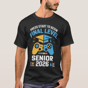 Abschlussklasse 2026 Gamer-Abschluss T-Shirt