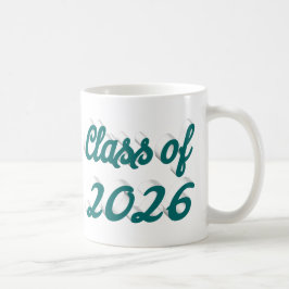 Abschlussklasse 2026 grünes Skript Abschluss Kaffeetasse