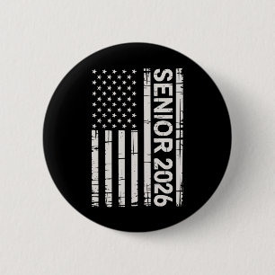 Abschlussklasse 2026 Patriotische amerikanische US Button
