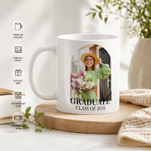 Abschlussklasse 2026 Personalisiertes Geschenk Kaffeetasse