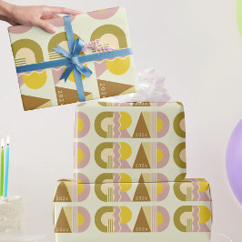 Abschlussklasse 2026 Retro Geschenkpapier