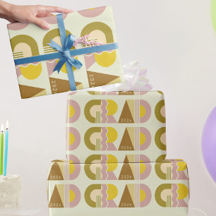 Abschlussklasse 2026 Retro Geschenkpapier
