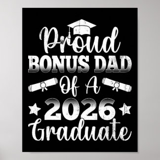 Abschlussklasse 2026 Stolz Bonus Papa Abschluss Se Poster