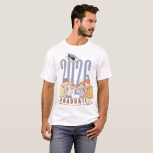 Abschlussklasse 2026 Süße Abschlusskleidung T-Shirt