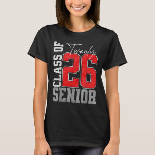 Abschlussklasse 2026 Twenty 26 Abiturient 2026 T-Shirt