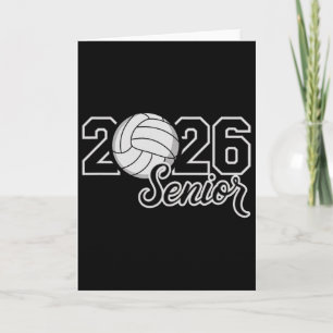 Abschlussklasse 2026 Volleyball-Mutter High School Karte
