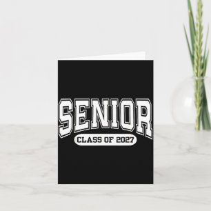 Abschlussklasse 2027 Abitur Rückseite Design Karte