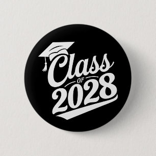 Abschlussklasse 2028 Stolzer Absolvent Abschlussfe Button
