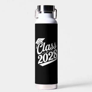 Abschlussklasse 2028 Stolzer Absolvent Abschlussfe Trinkflasche