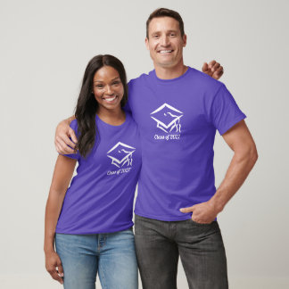 Abschlussklasse 20?? PURWHT Benutzerdefiniertes Ja T-Shirt