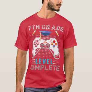 Abschlussklasse 7. Klasse Vollständiger Gamer Klas T-Shirt