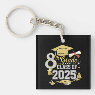 Abschlussklasse 8. Klasse 2025 Abiturient Abitur Schlüsselanhänger