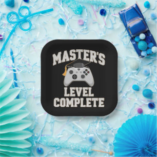 Abschlussklasse der Master-Gamer 2026  Pappteller