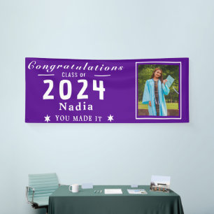Abschlussklasse Personalisiertes Foto Banner