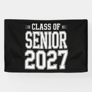 Abschlussklasse Senior 2027 Abschluss Stolz Absolv Banner