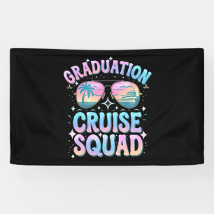 Abschlusskreuzfahrt Gruppe Kreuzfahrtschiff Retro Banner