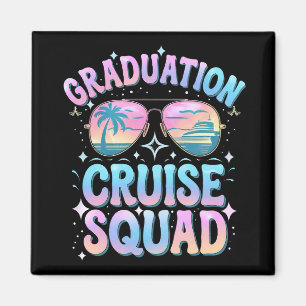 Abschlusskreuzfahrt Gruppe Kreuzfahrtschiff Retro Magnet