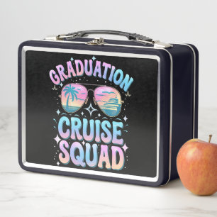 Abschlusskreuzfahrt Gruppe Kreuzfahrtschiff Retro Metall Brotdose