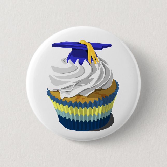 Abschlusskuchenknopf Button (Vorderseite)