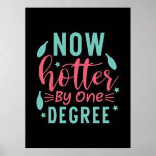Abschlusskunst   Jetzt Heißer Um Einen Grad Poster