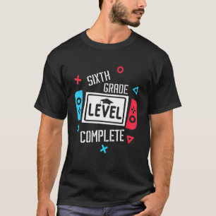 Abschlusslevel 6. Klasse Videospiele Bo T-Shirt