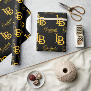 Abschlusslogo der Long Beach State Geschenkpapier