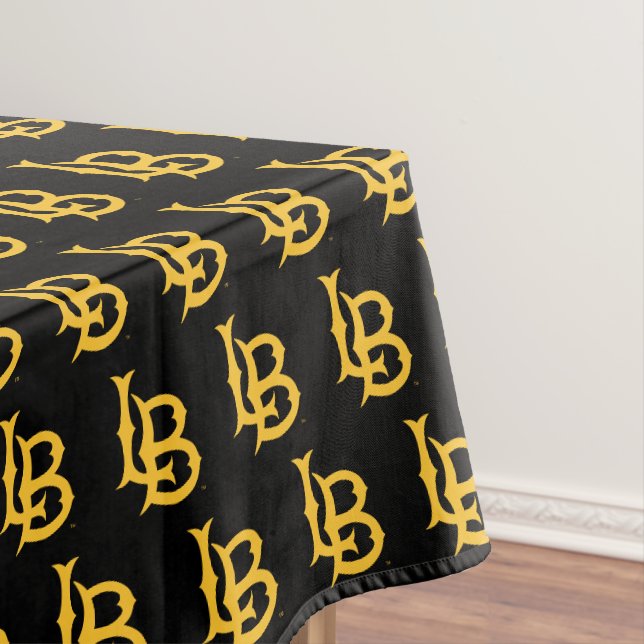 Abschlusslogo der Long Beach State Tischdecke (Beispiel)