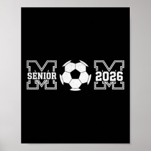 Abschlussmutter 2026 Fußball Abiturientin von 2026 Poster